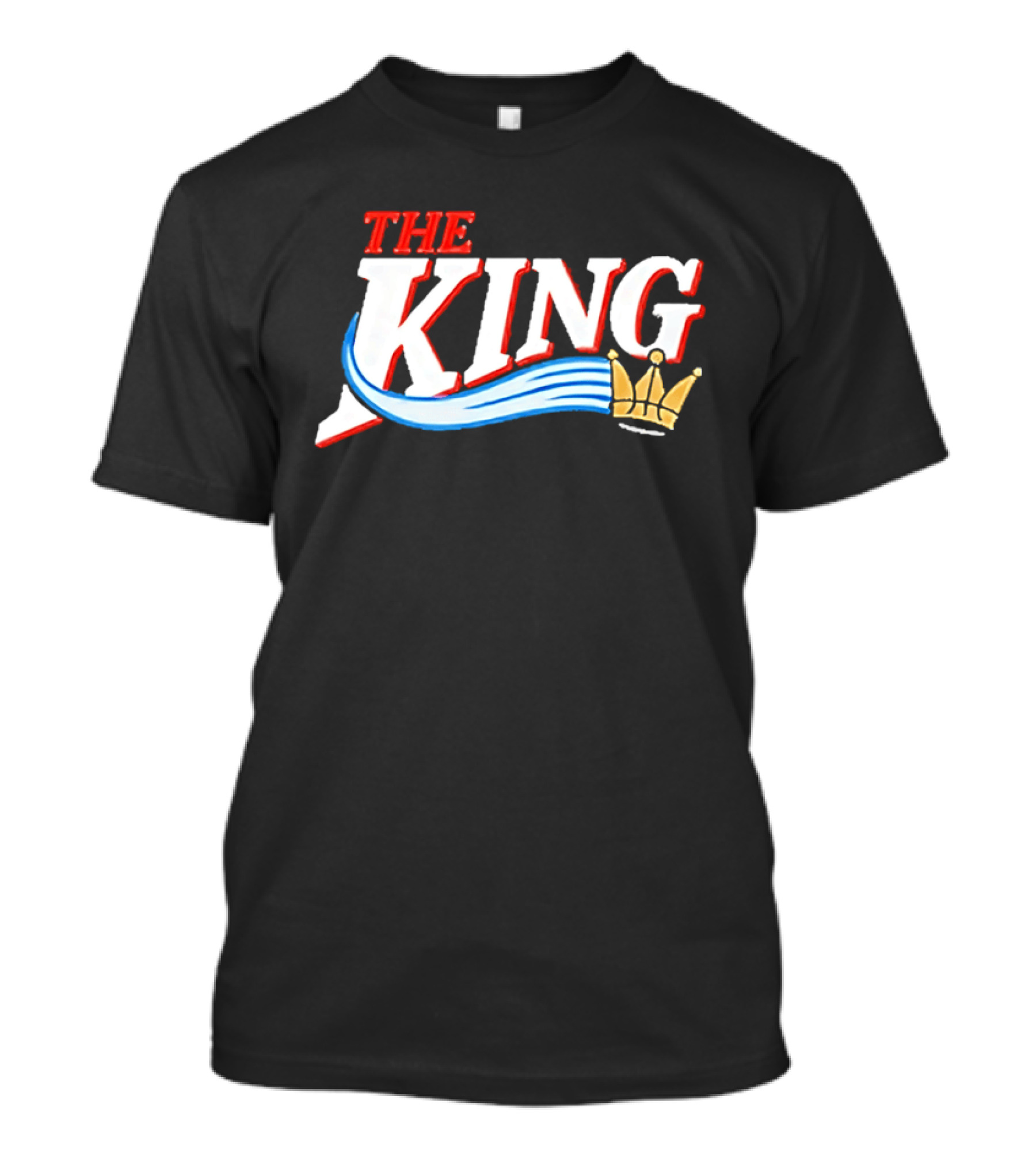 The King Throwback Lebron James Philadelphia 76ers T-Shirt