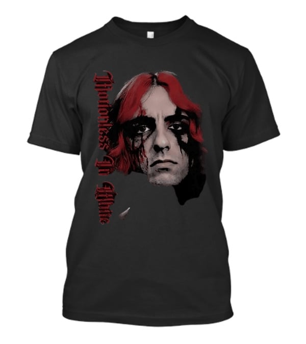 Motionless In White Vinny Decades Black Metal Face Paint Red Hair T-Shirt