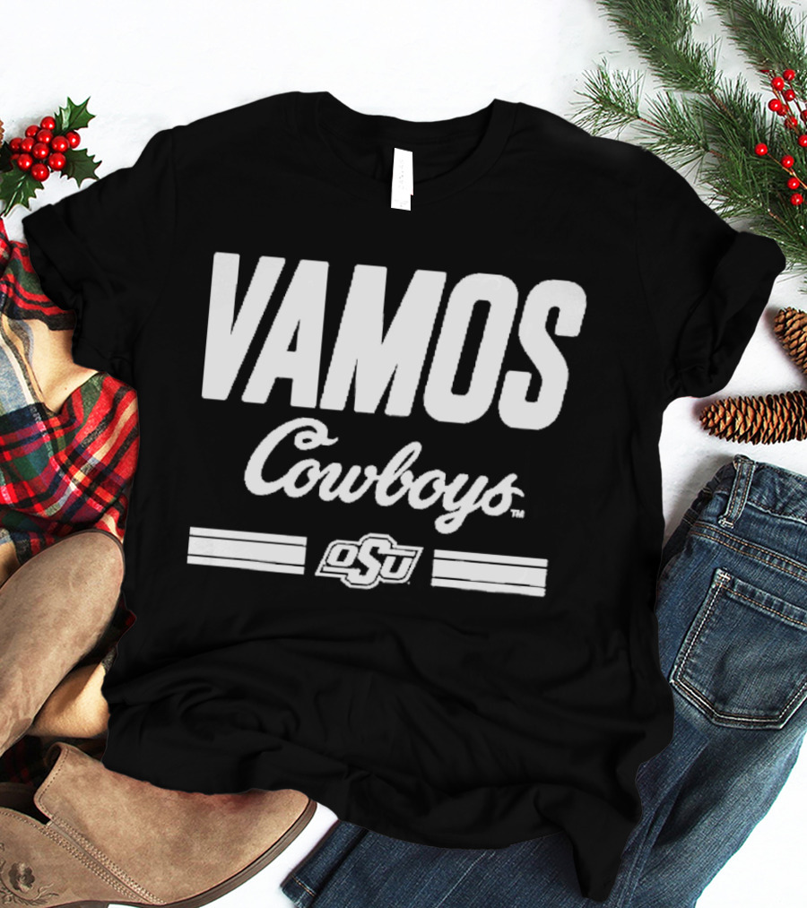 OSU Cowboy Basketball Vamos Cowboys 2026 OSU T-Shirt