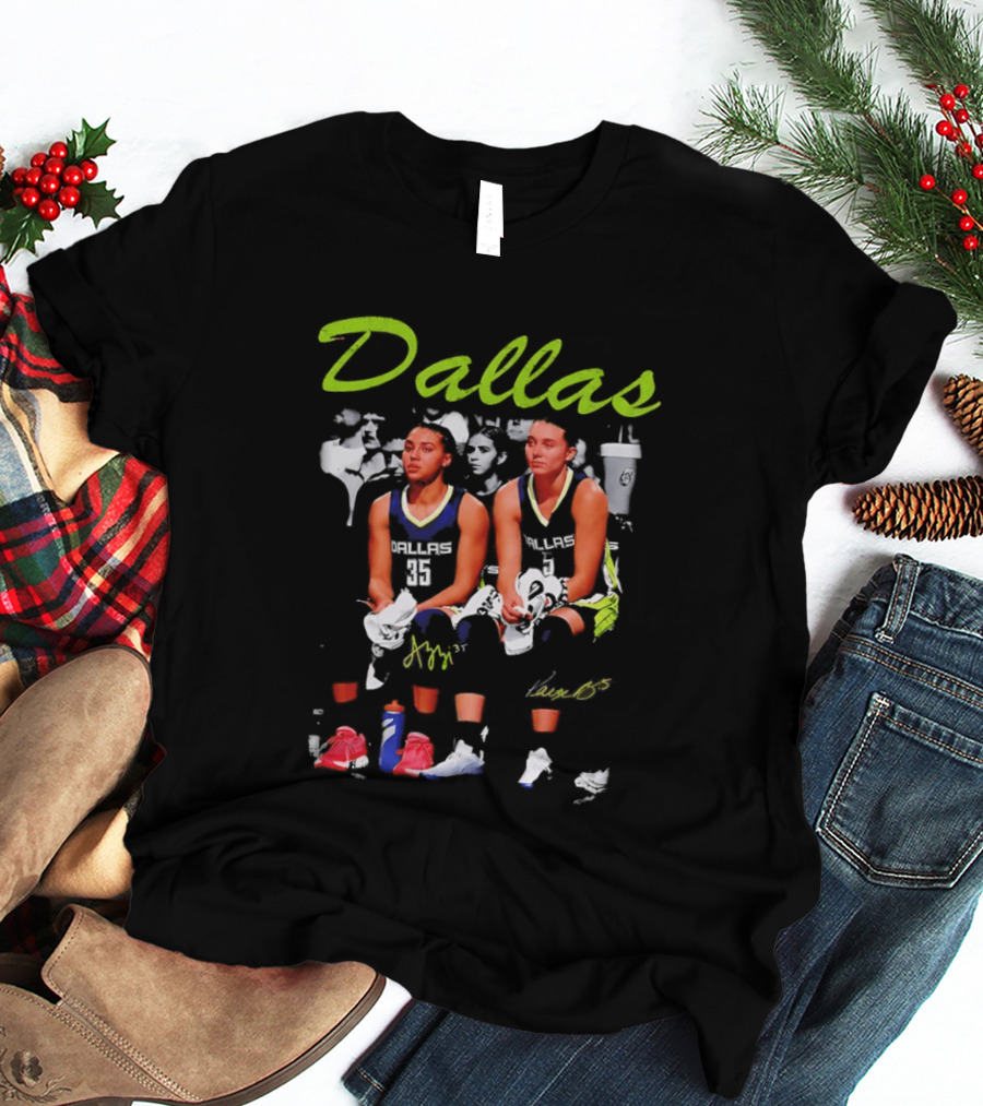 Dallas Azzi Fudd Paige Bueckers Signatures 2026 Game Day T-Shirt