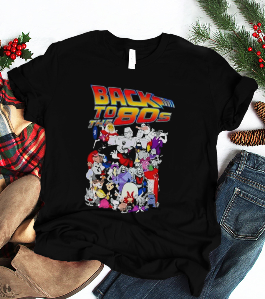 Back To The 80s Various Cartoon Villains Retro Nostalgia T-Shirt