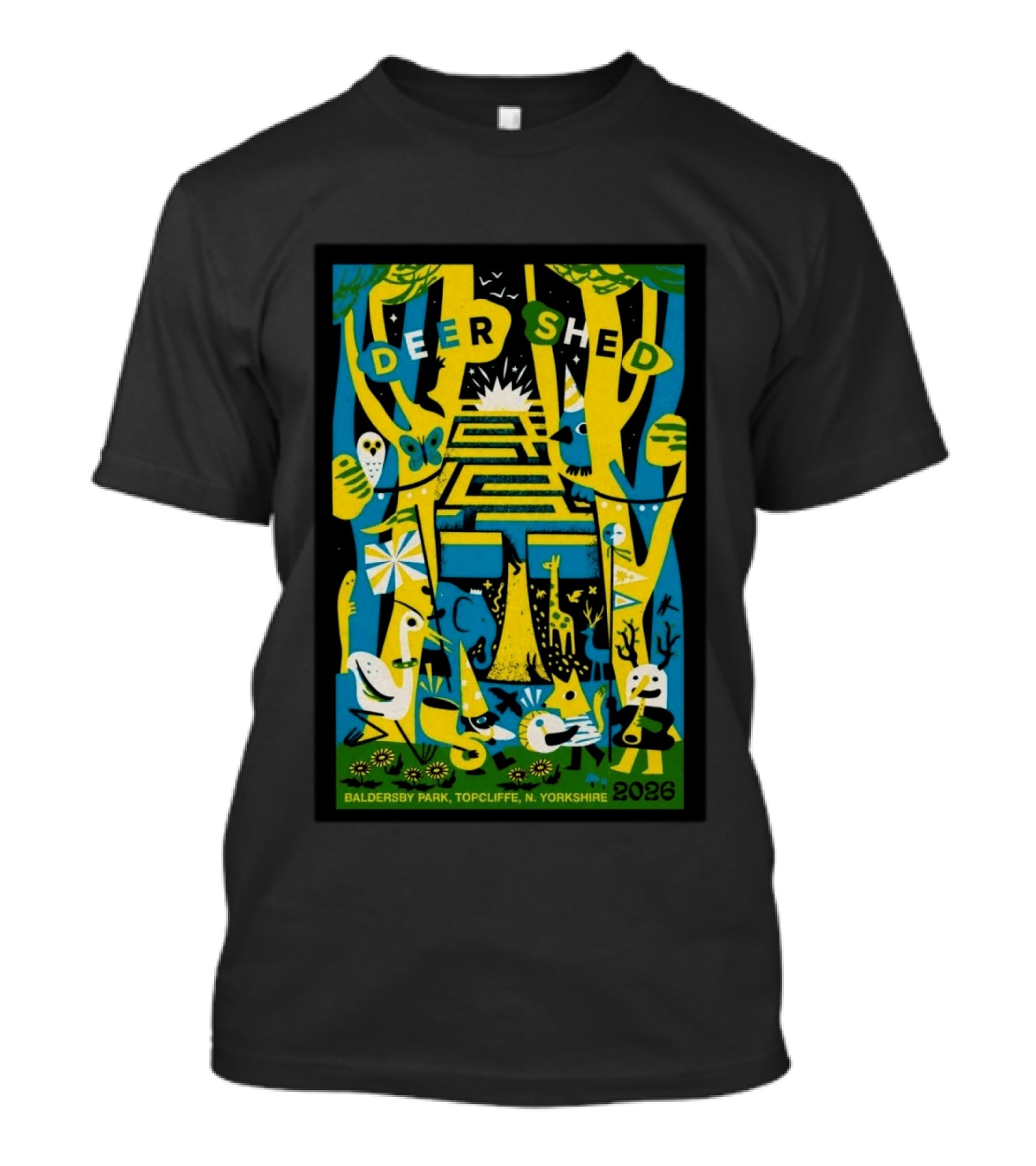 Deer Shed 2026 Baldersby Park Topcliffe N Yorkshire Festival T-Shirt