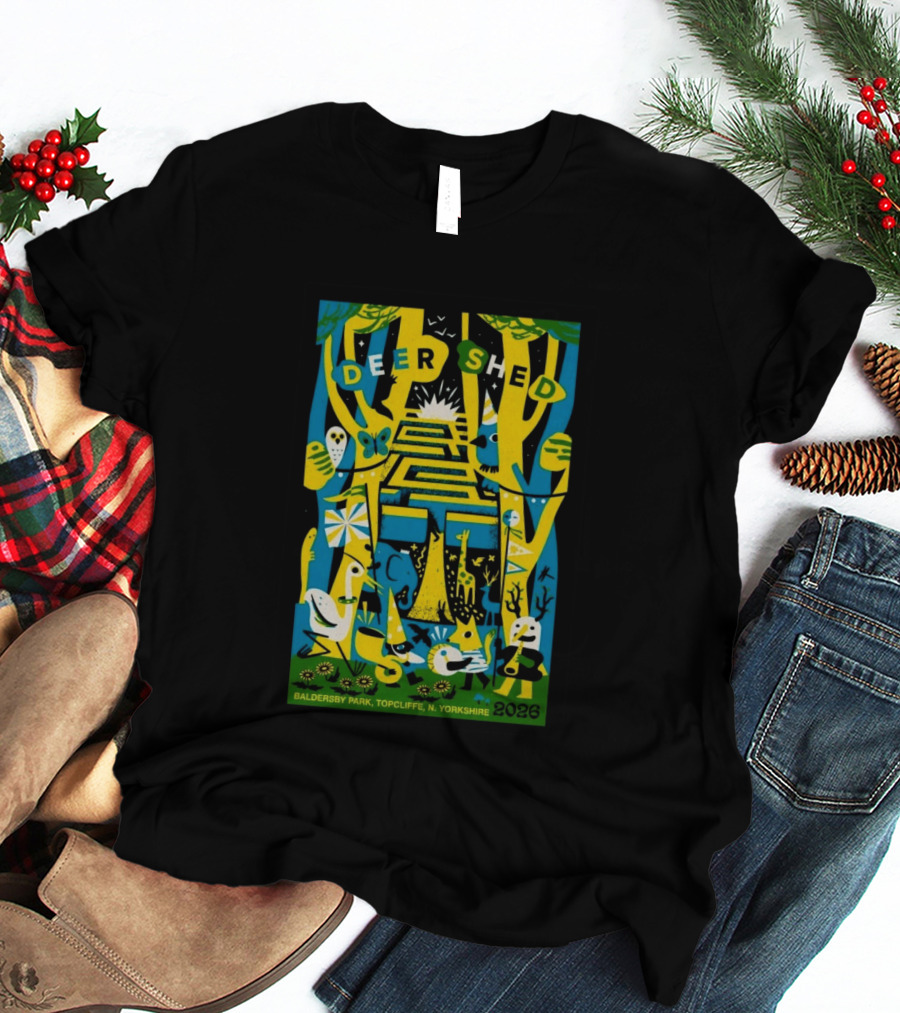 Deer Shed 2026 Baldersby Park Topcliffe N Yorkshire Festival T-Shirt