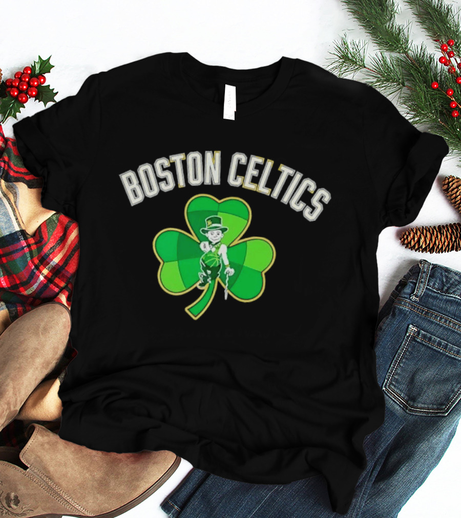 Boston Celtics Shamrock St Patrick's Day 2026 T-Shirt