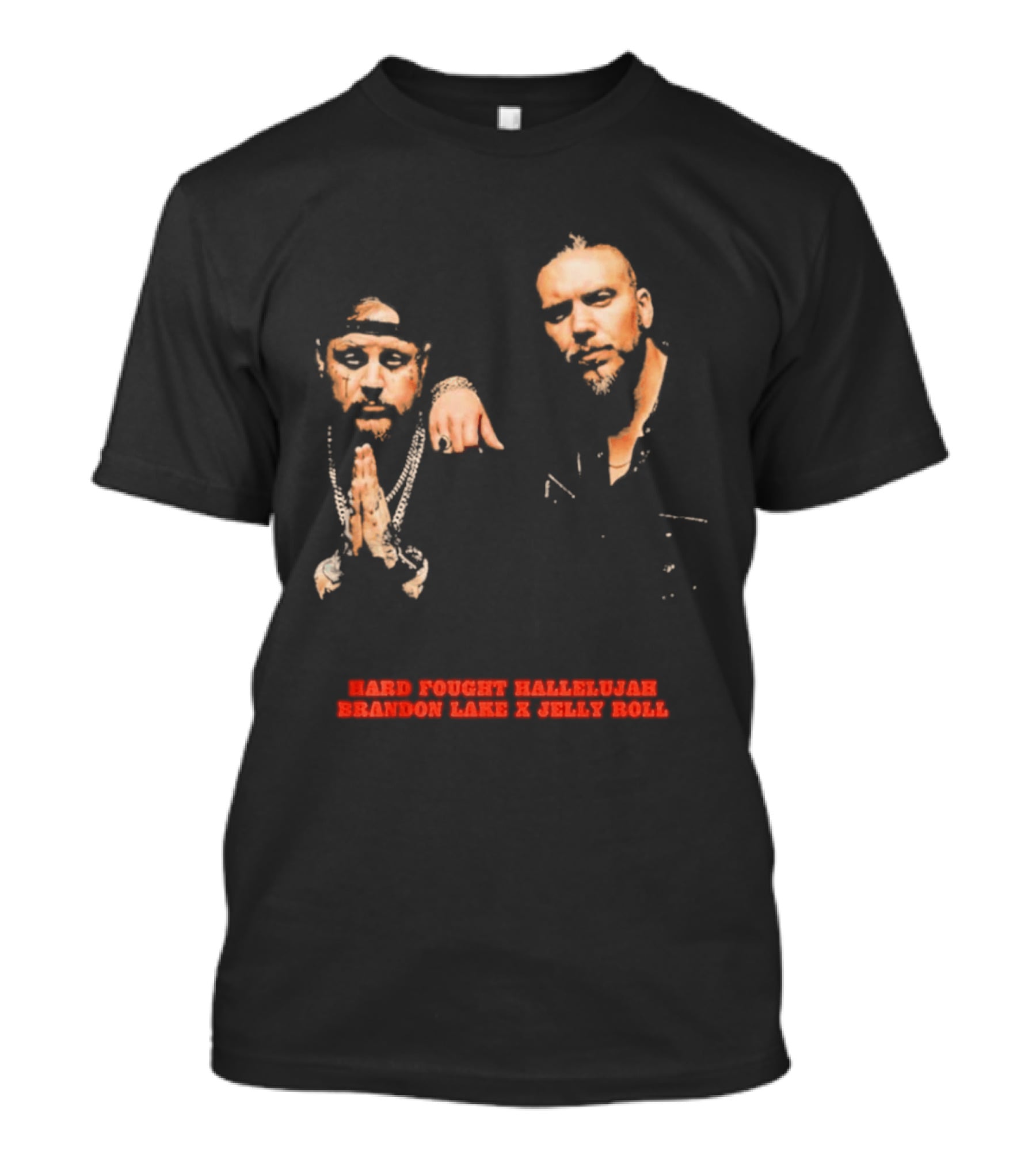 Brandon Lake X Jelly Roll Hard Fought Hallelujah T-Shirt