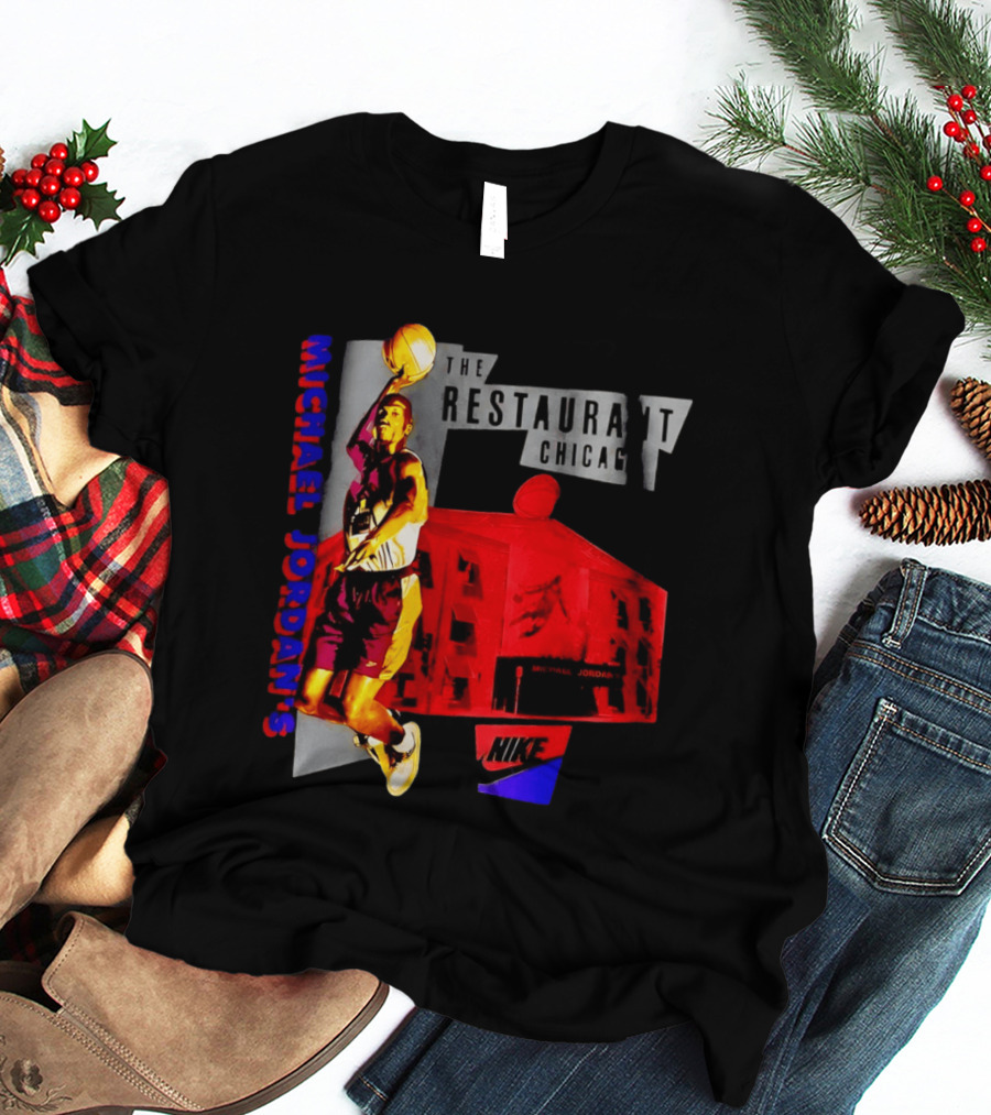 Michael Jordan's Restaurant Chicago Nike Basketball T-Shirt