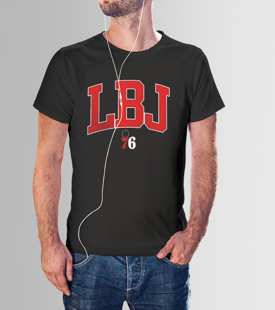 LBJ Philadelphia 76ers 76 Basketball T-Shirt