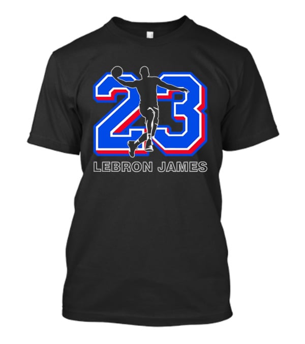 LeBron James 23 Basketball Dunk T-Shirt