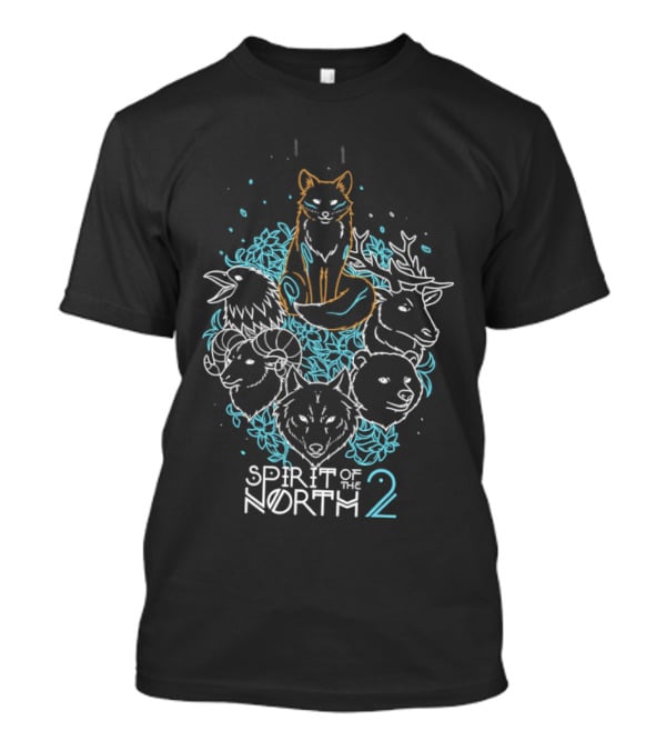 Spirit Of The North 2 Guardian Spirits Animal Circle T-Shirt