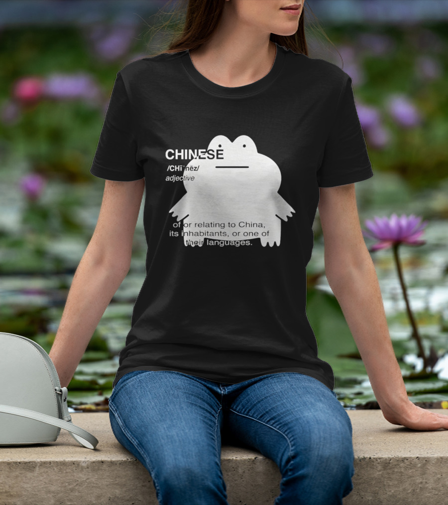 CHINESE Definition Frog Relating To China Its Inhabitants Or Their Language T-Shirt
