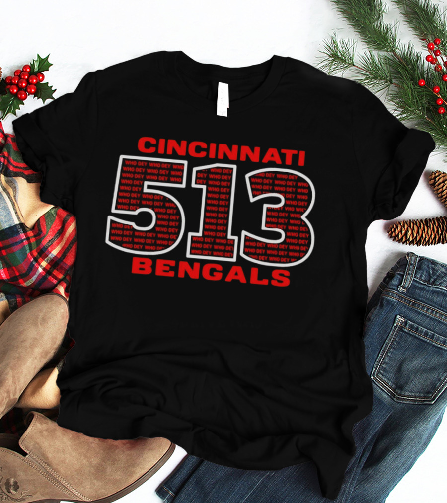 Cincinnati Bengals 513 Who Dey T-Shirt