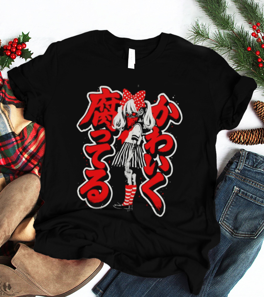 Horror Anime Manga Aesthetics Japanese T-Shirt