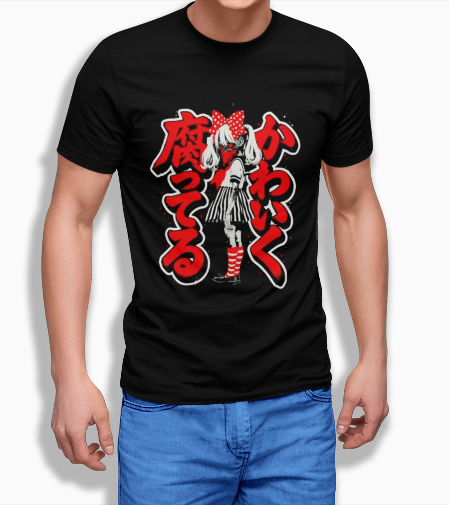 Horror Anime Manga Aesthetics Japanese T-Shirt