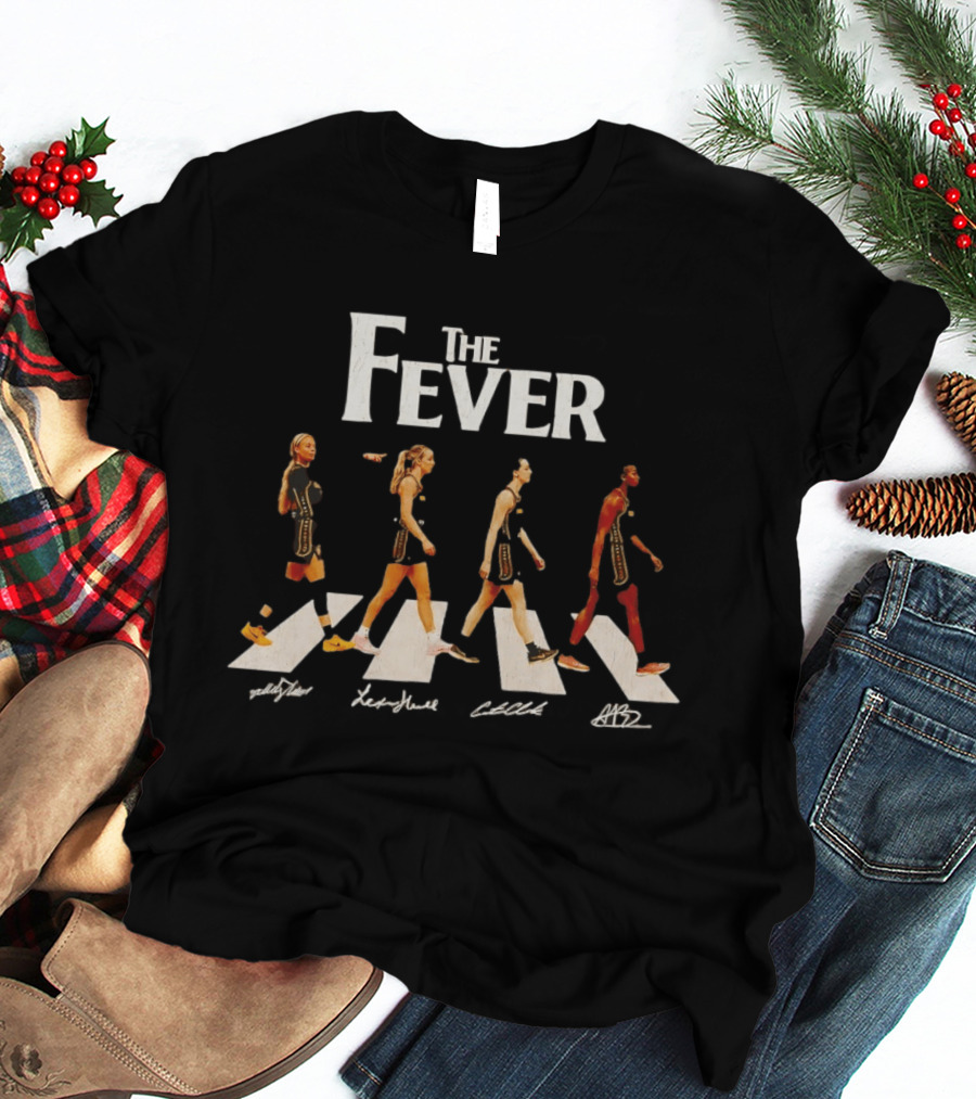 The Fever Abbey Road Signatures Clark Cunningham Hull Boston T-Shirt