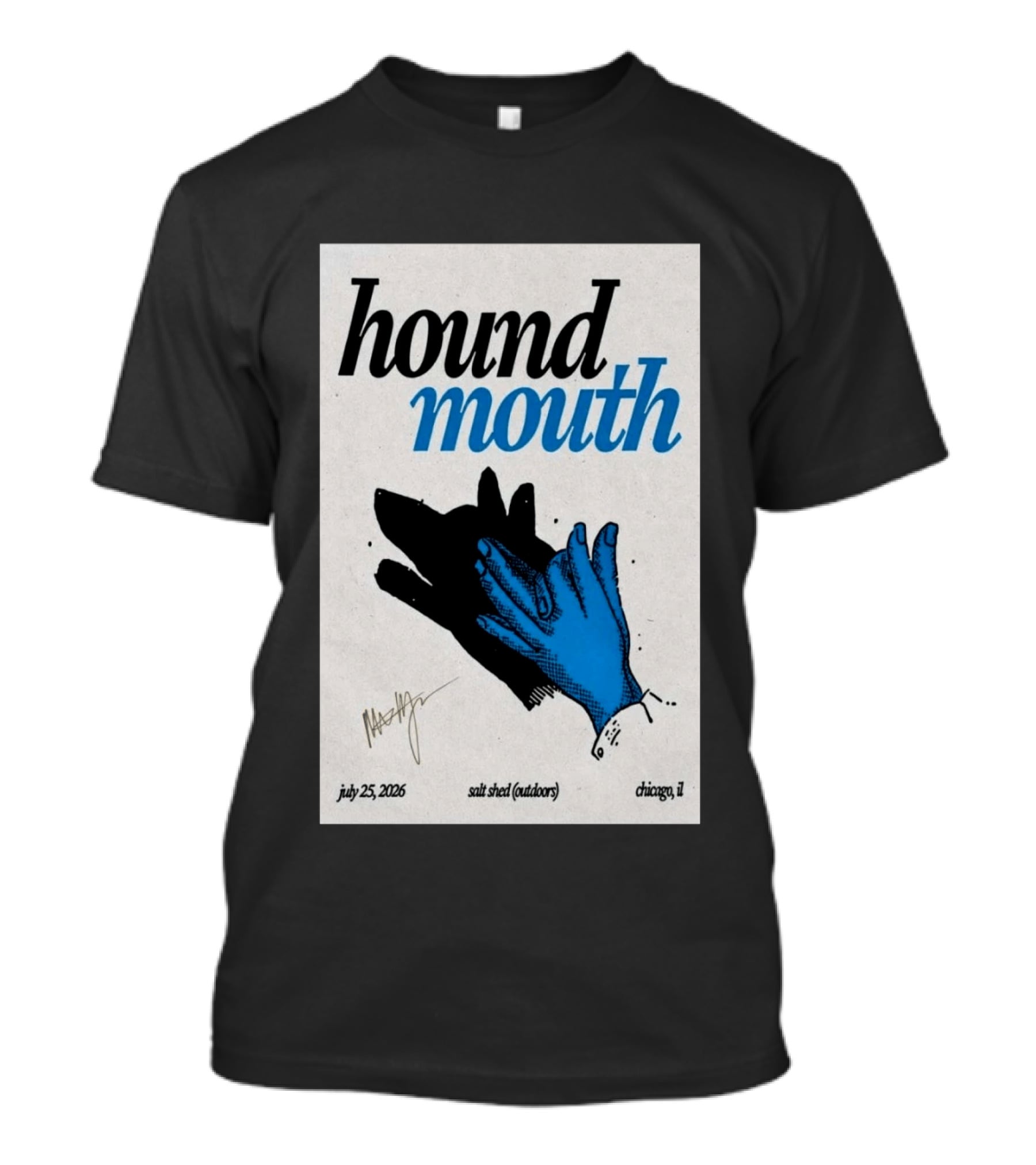 Hound Mouth July 25 2026 Salt Shed Chicago IL Outdoors T-Shirt
