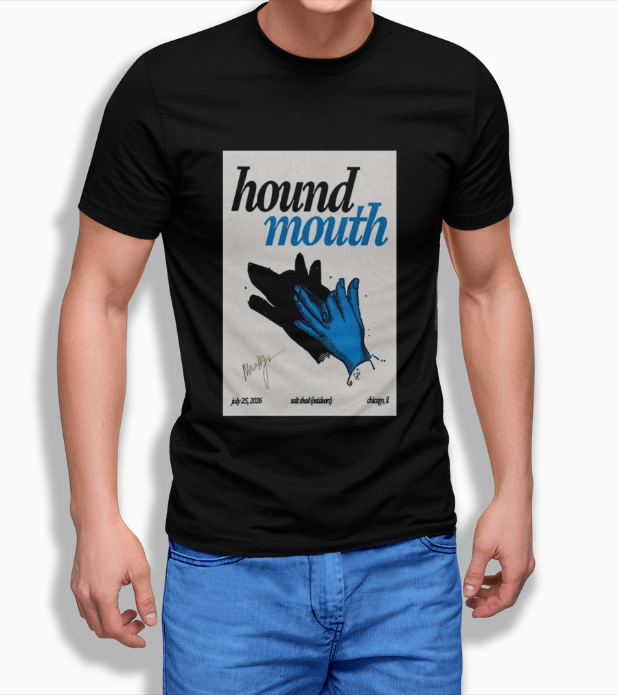 Hound Mouth July 25 2026 Salt Shed Chicago IL Outdoors T-Shirt
