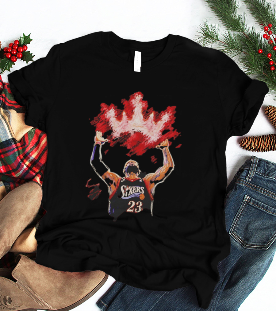 LeBron James The King Philadelphia 76ers NBA 2026 23 Jersey T-Shirt