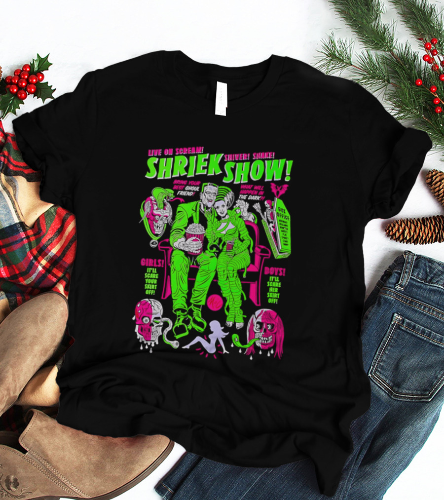 Live On Scream Shriek Show Bring Your Best Ghoul Friend Scariest Scores Songs Skins T-Shirt