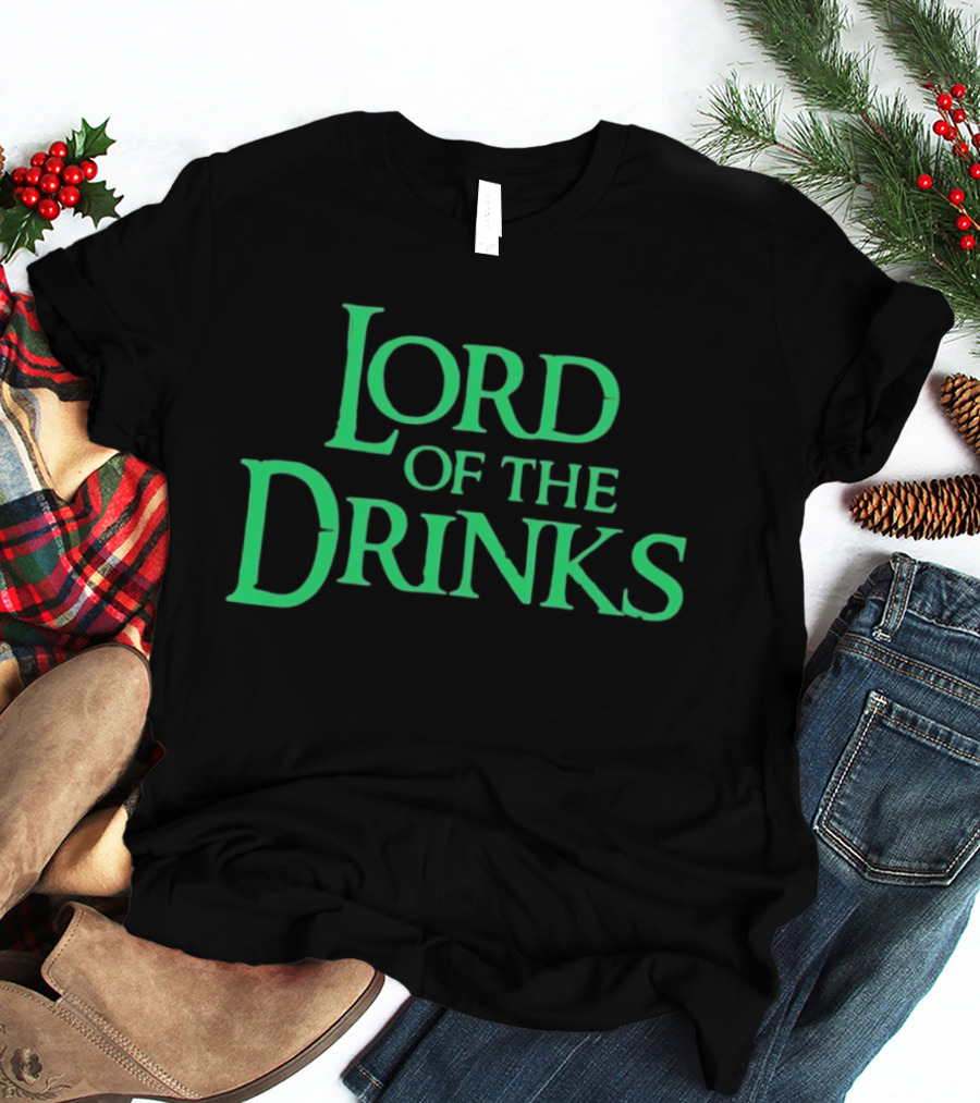 Lord Of The Drinks Funny Drinking Lover Humor Party T-Shirt