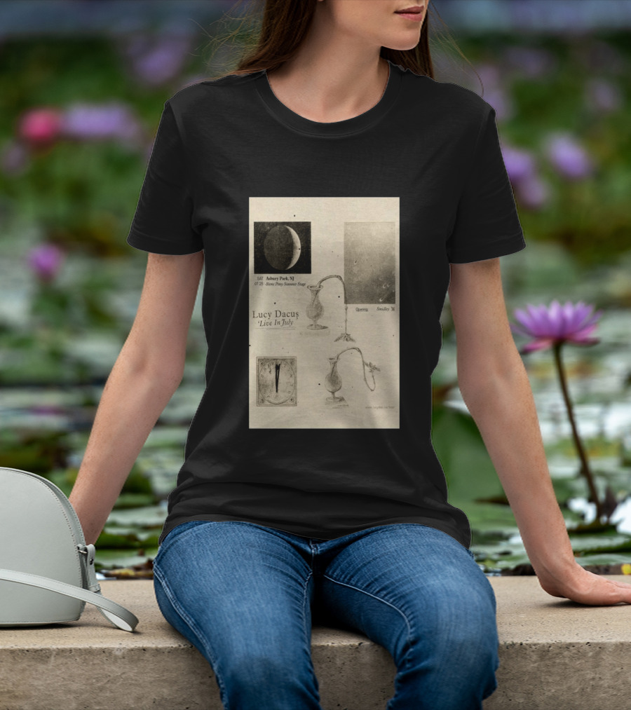 Lucy Dacus Live In July Asbury Park NJ Stone Pony Summer Stage 07 25 Opening Smidley Moon Stage T-Shirt