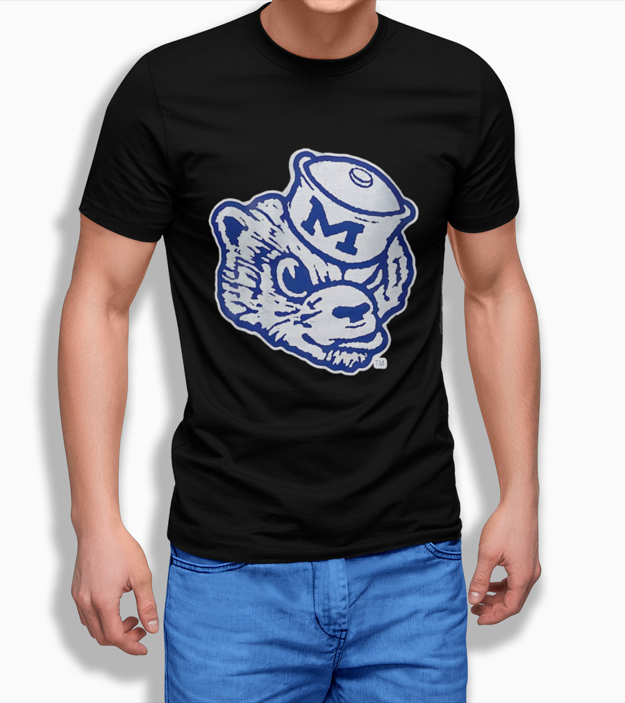 Michigan Wolverines Big Face M Wolverine Logo Hat 2026 T-Shirt
