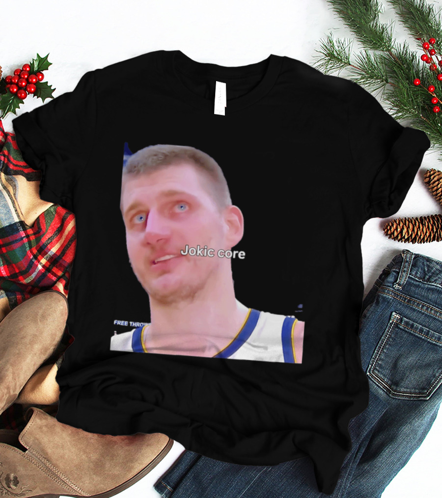 Jokic Core Nikola Jokic Free Throw Basketball T-Shirt