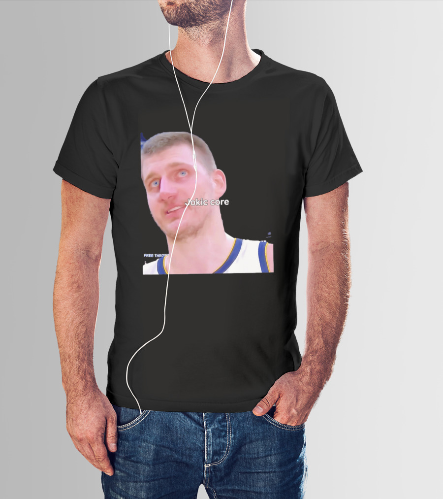 Jokic Core Nikola Jokic Free Throw Basketball T-Shirt
