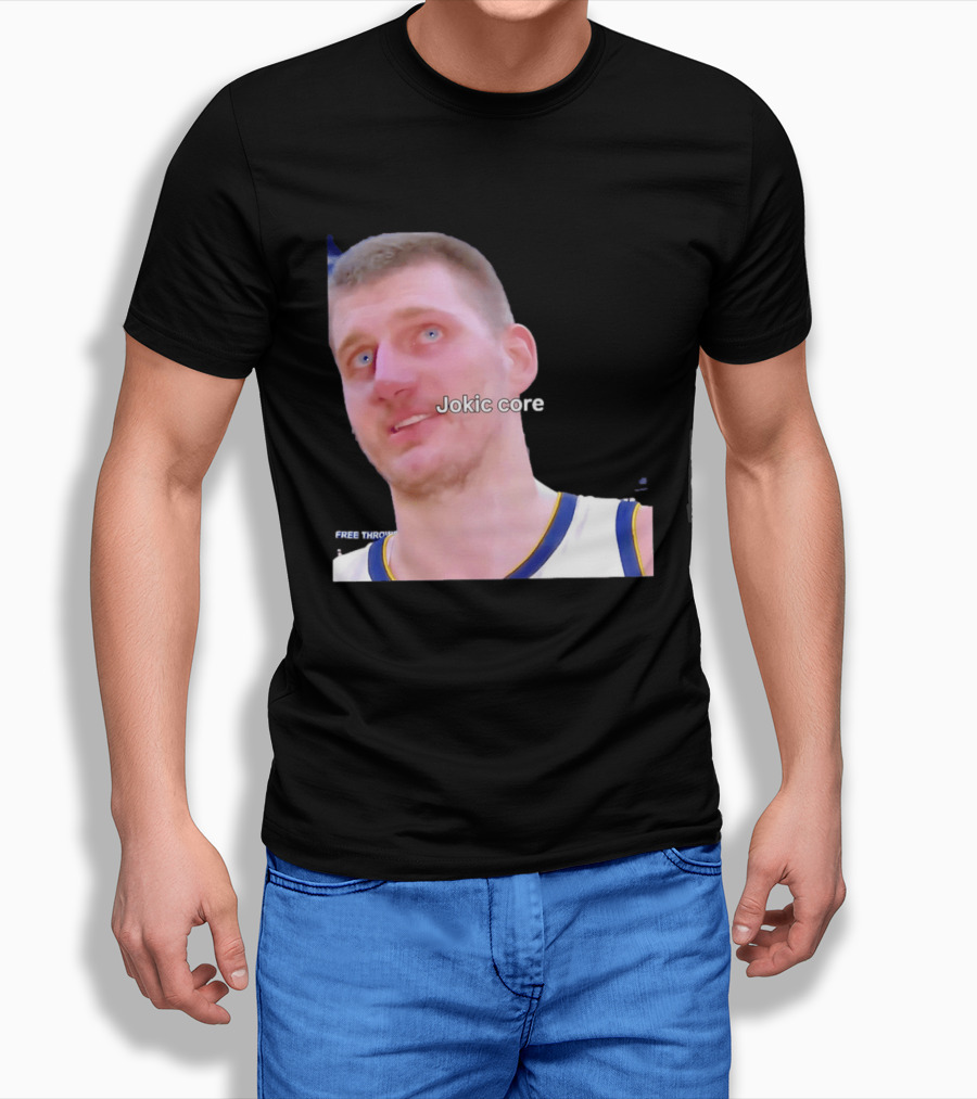 Jokic Core Nikola Jokic Free Throw Basketball T-Shirt