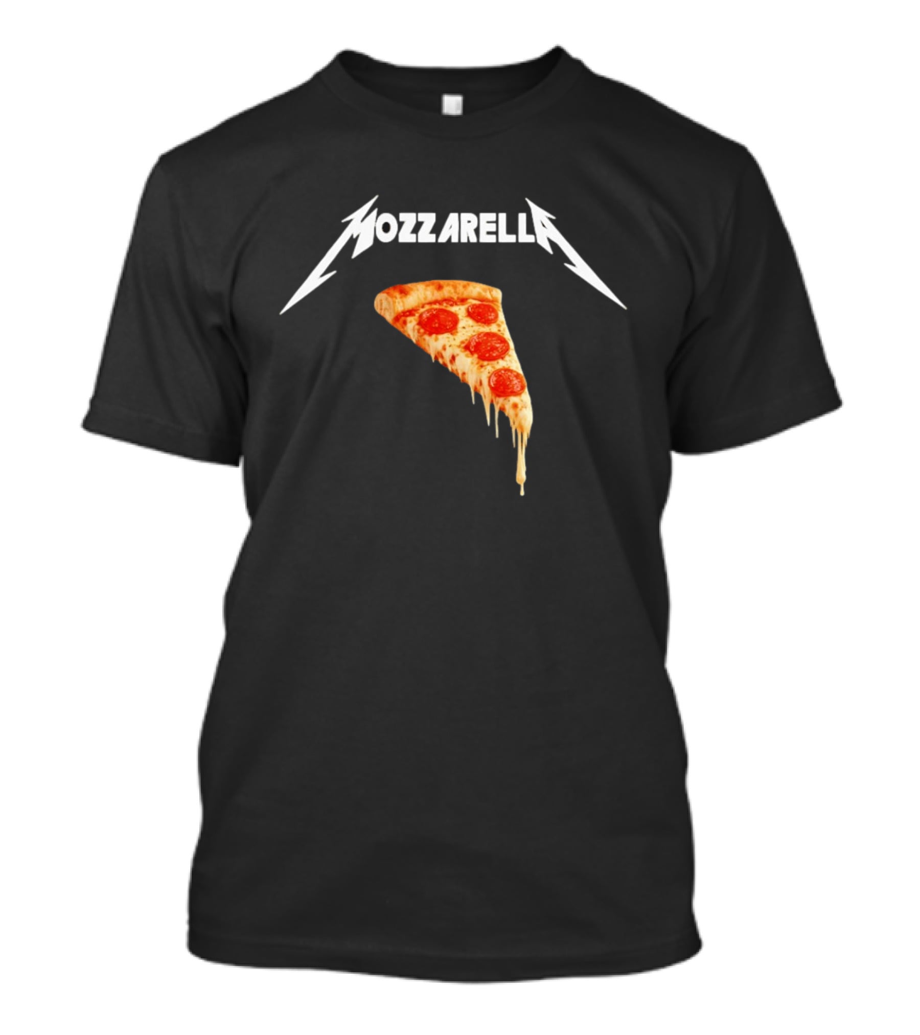 Mozzarella Pizza Slice With Cheese And Pepperoni T-Shirt