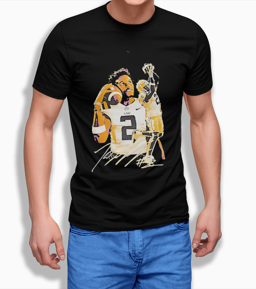 Odell Beckham Jr. LSU Tigers Football Number 2 NCAA T-Shirt