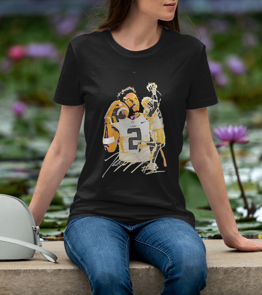 Odell Beckham Jr. LSU Tigers Football Number 2 NCAA T-Shirt