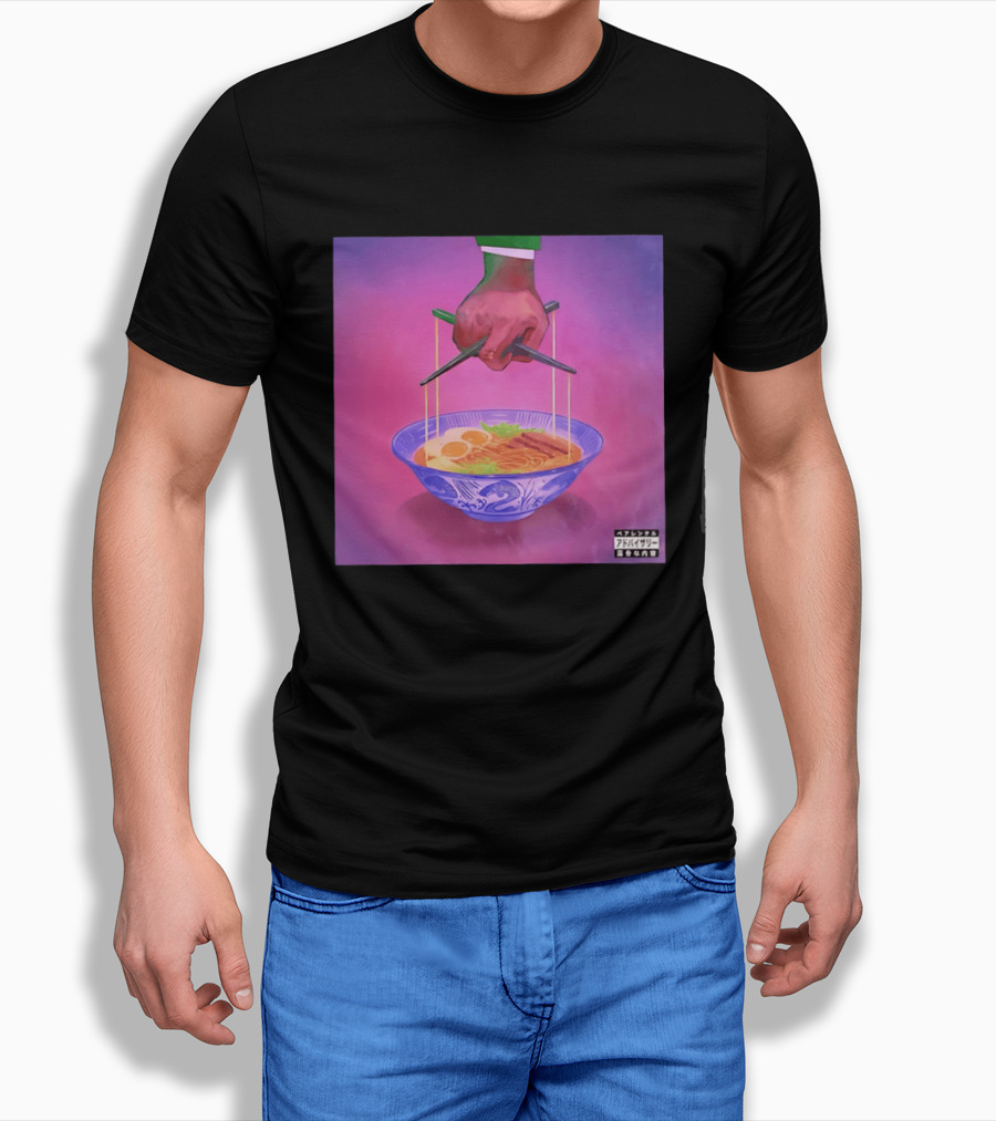 Parental Advisory Explicit Content Ramen Puppet Master Japanese Noodles Bowl T-Shirt