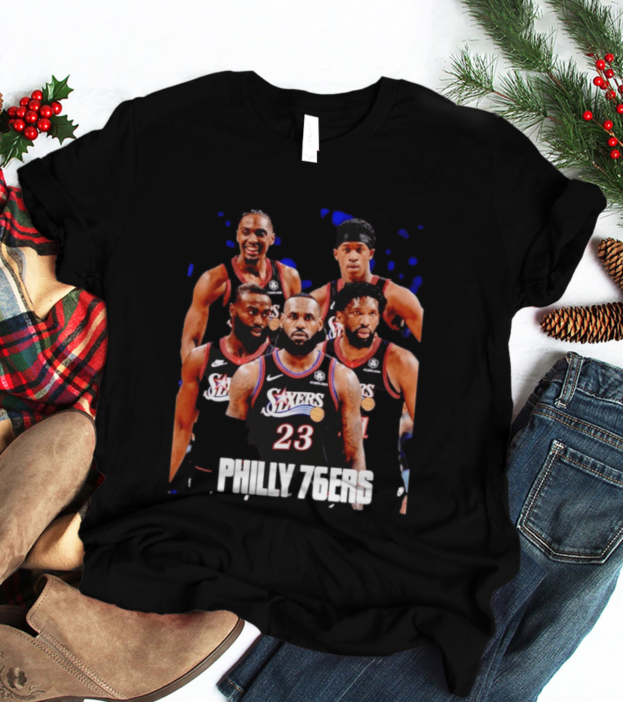 Philadelphia 76ers Big Five LeBron James Philly 76ers 23 T-Shirt