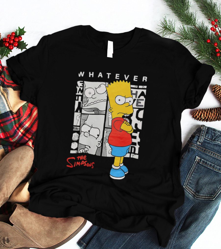 Whatever The Simpsons Bart Simpson Attitude T-Shirt