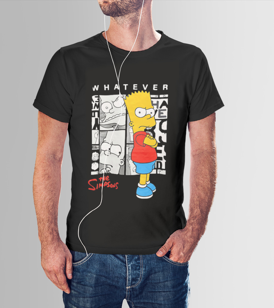 Whatever The Simpsons Bart Simpson Attitude T-Shirt