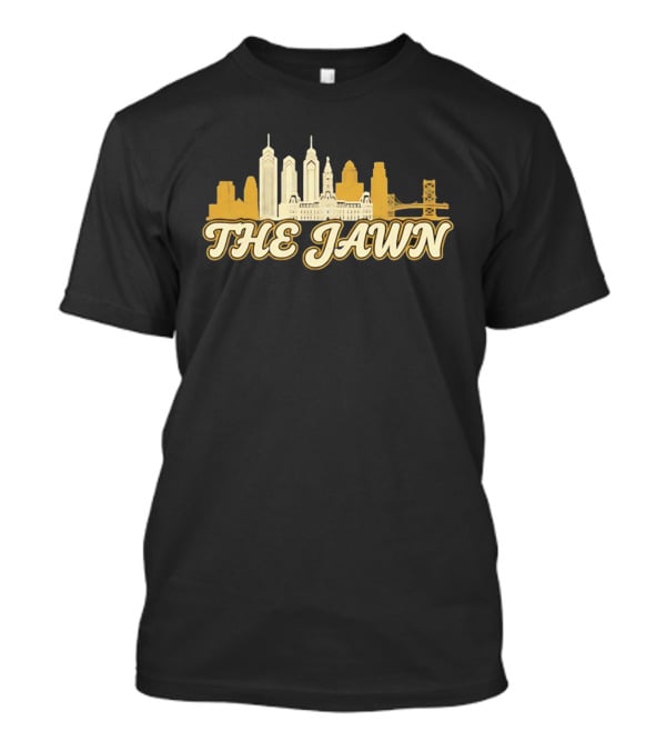The Jawn Philadelphia Skyline LeBron James Philadelphia 76ers Basketball NBA T-Shirt