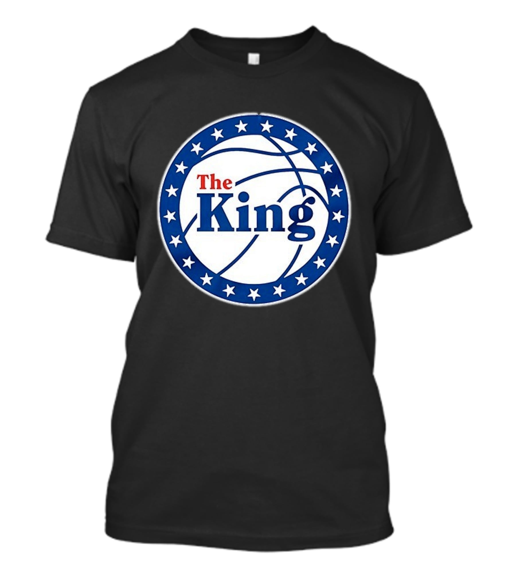 The King Lebron James Philadelphia 76ers 2026 Basketball Stars T-Shirt