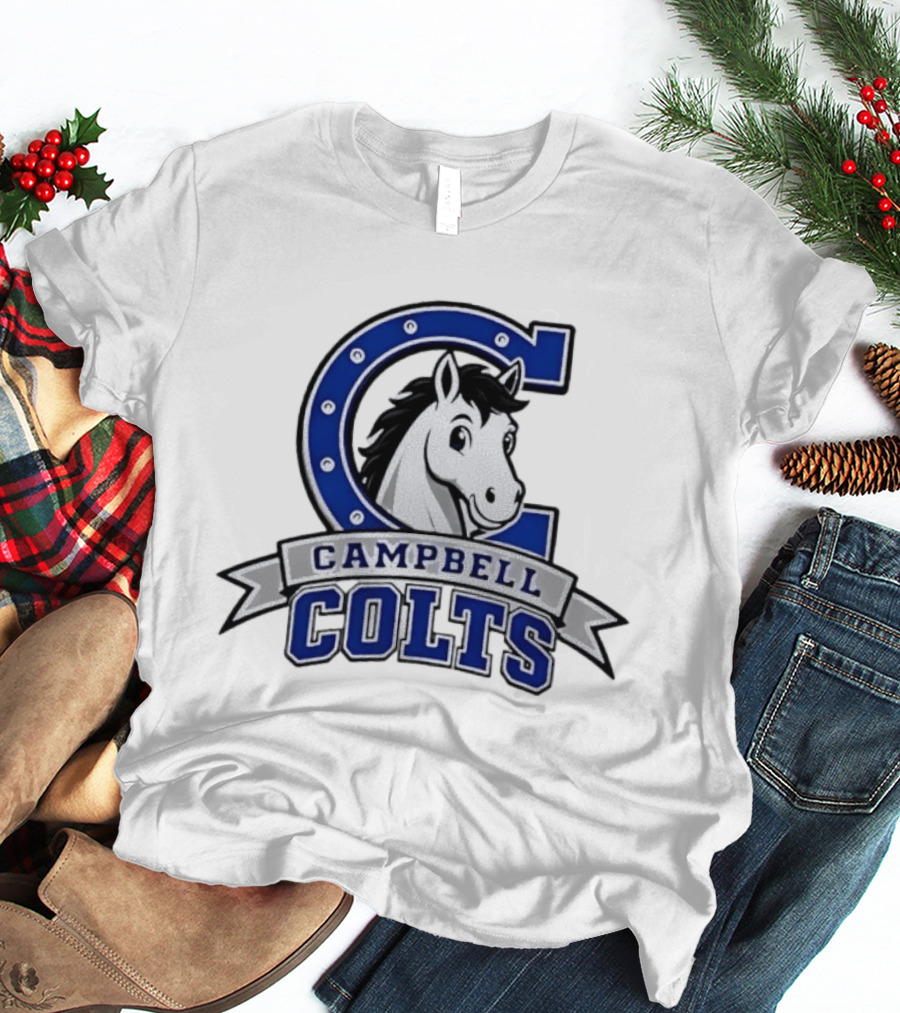 Campbell Colts Athletic Horse T-Shirt