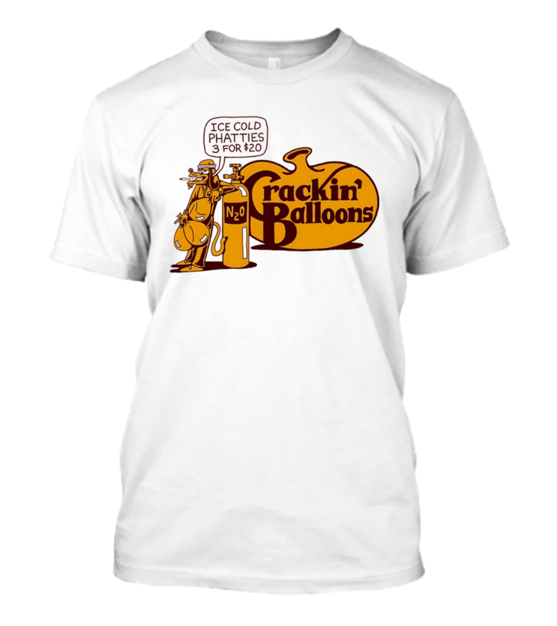Cracker Barrel Crackin' Balloons Ice Cold Phatties N2O 3 For $20 T-Shirt