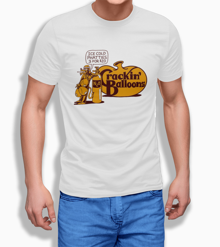 Cracker Barrel Crackin' Balloons Ice Cold Phatties N2O 3 For $20 T-Shirt