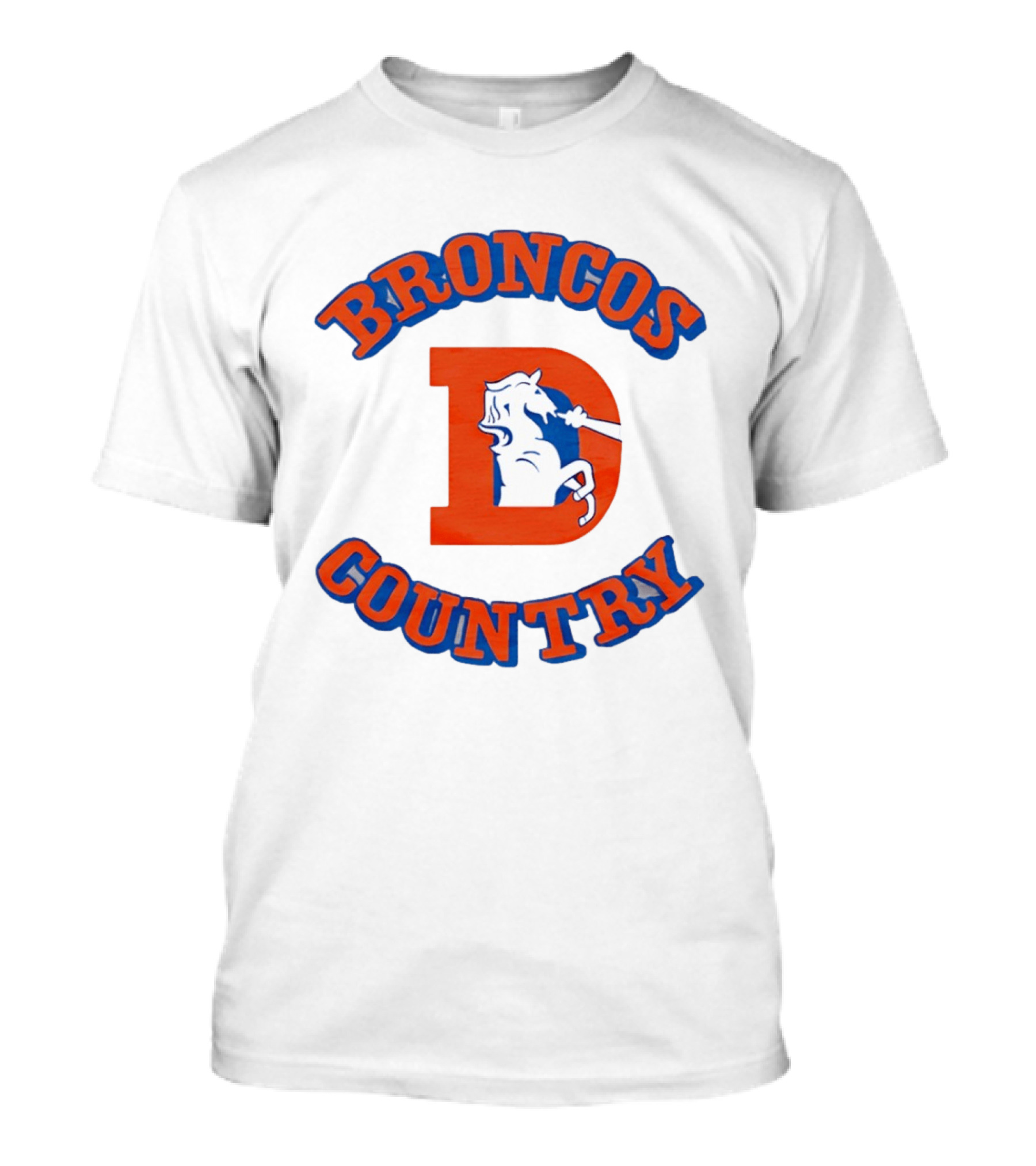 Broncos Country D Letter Horseshoe T-Shirt