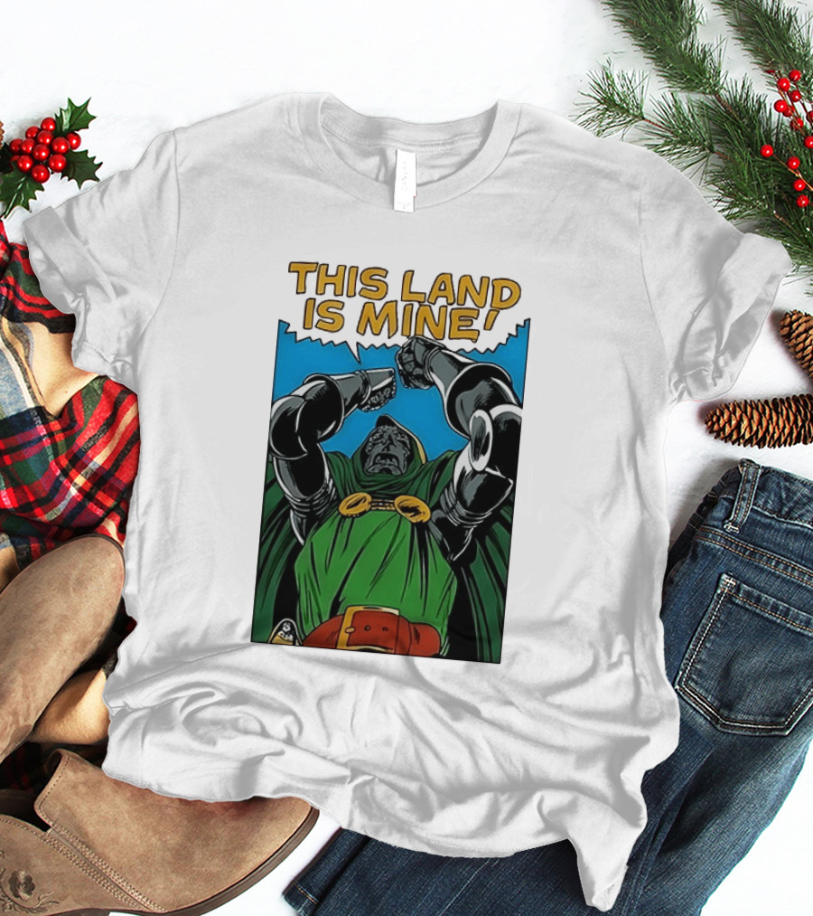 Doctor Doom Marvel Studios This Land Is Mine Vintage Comic T-Shirt
