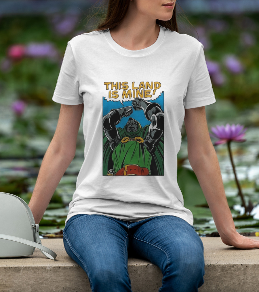 Doctor Doom Marvel Studios This Land Is Mine Vintage Comic T-Shirt