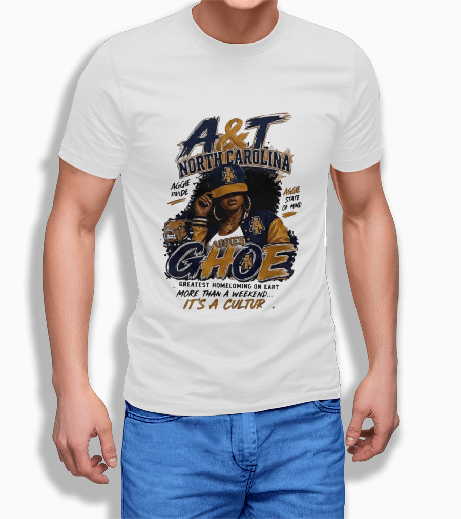North Carolina A&T Aggie Pride GHOE Greatest Homecoming On Earth Culture T-Shirt