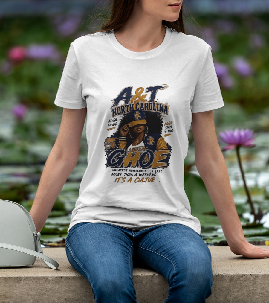 North Carolina A&T Aggie Pride GHOE Greatest Homecoming On Earth Culture T-Shirt