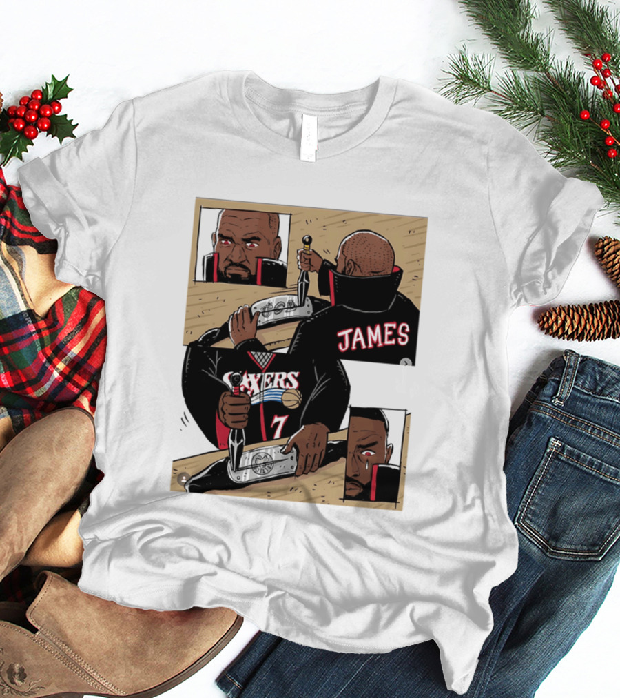 James Sixers 17 Basketball Comic T-Shirt