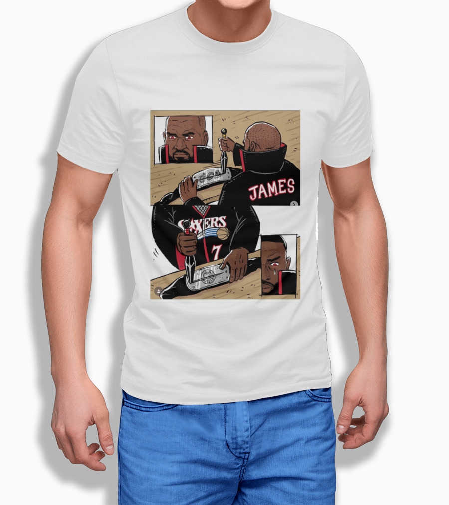 James Sixers 17 Basketball Comic T-Shirt