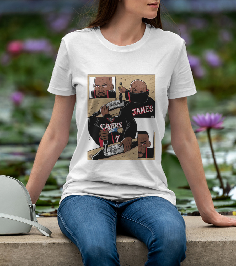 James Sixers 17 Basketball Comic T-Shirt
