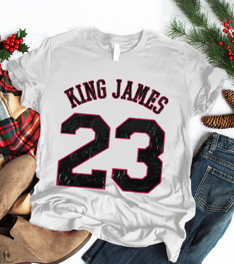 King James 23 Retro Basketball T-Shirt
