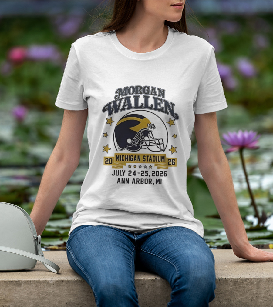 Morgan Wallen Michigan Stadium 2026 Ann Arbor July 24 25 T-Shirt
